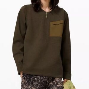 lululemon athletica Olive Green Shirt Jacket
